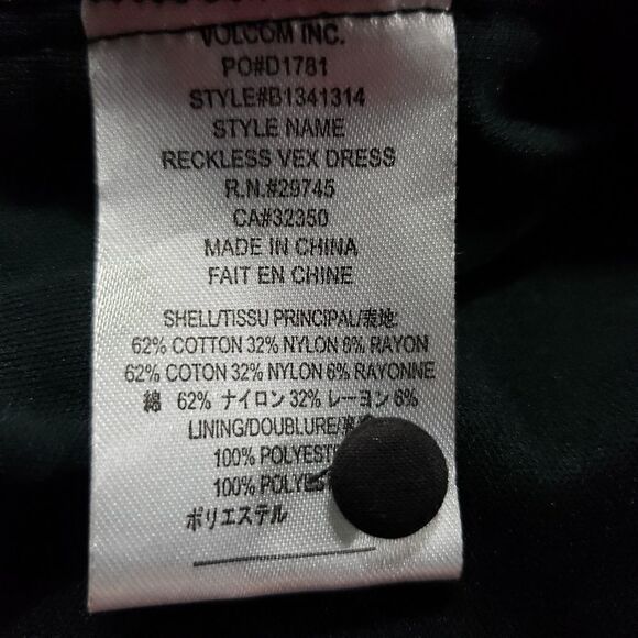 Volcom Dress Size Small Lace Sleeveless Strapless New With Tags - Picture 7 of 7